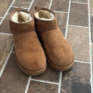 UGG Tan Suede Ankle Boots